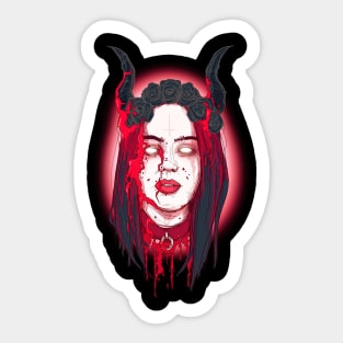 All The Good Girls Go To Hell Sticker